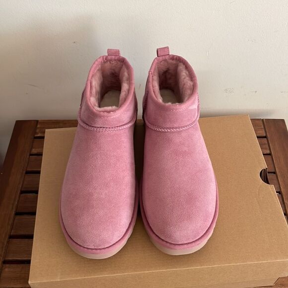 UGG Classic Ultra Mini Dusty Orchid USA Women Size 7/UK 5/EU 38 - Picture 6 of 15